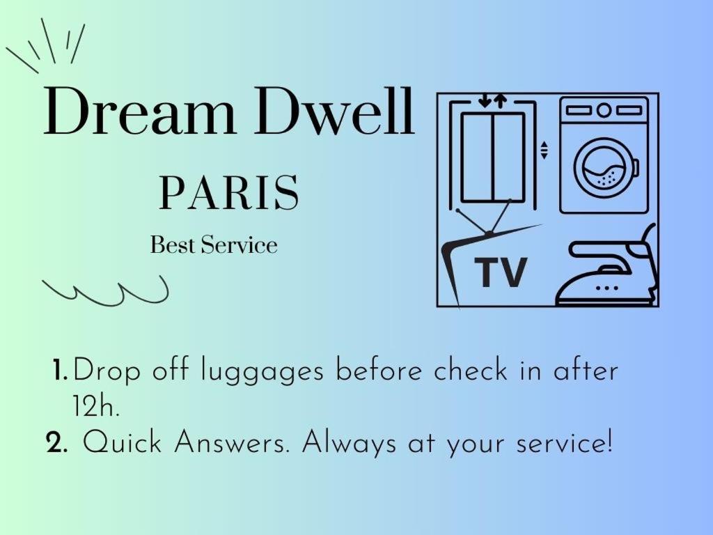 Dream Dwell Paris-Eiffel Tower Mirabeau Bridge Cozy Home In The 16Th District 巴黎 外观 照片